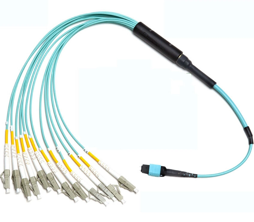 High Density 12 Cores MPO/MTP 62.5/125 Multimode Trunk Cable Assemblies