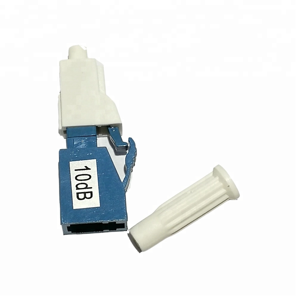 China Supplier Fiber Optical Attenuator 10 dB with LC Type Connector Variable Optical Attenuator