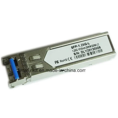 Transceptor de fibra óptica SFP-1.25gL de terceros compatible con switches Cisco