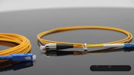 Coleta de fibra óptica de cinta de 12 núcleos con conectores Sc/APC Sm del fabricante de China